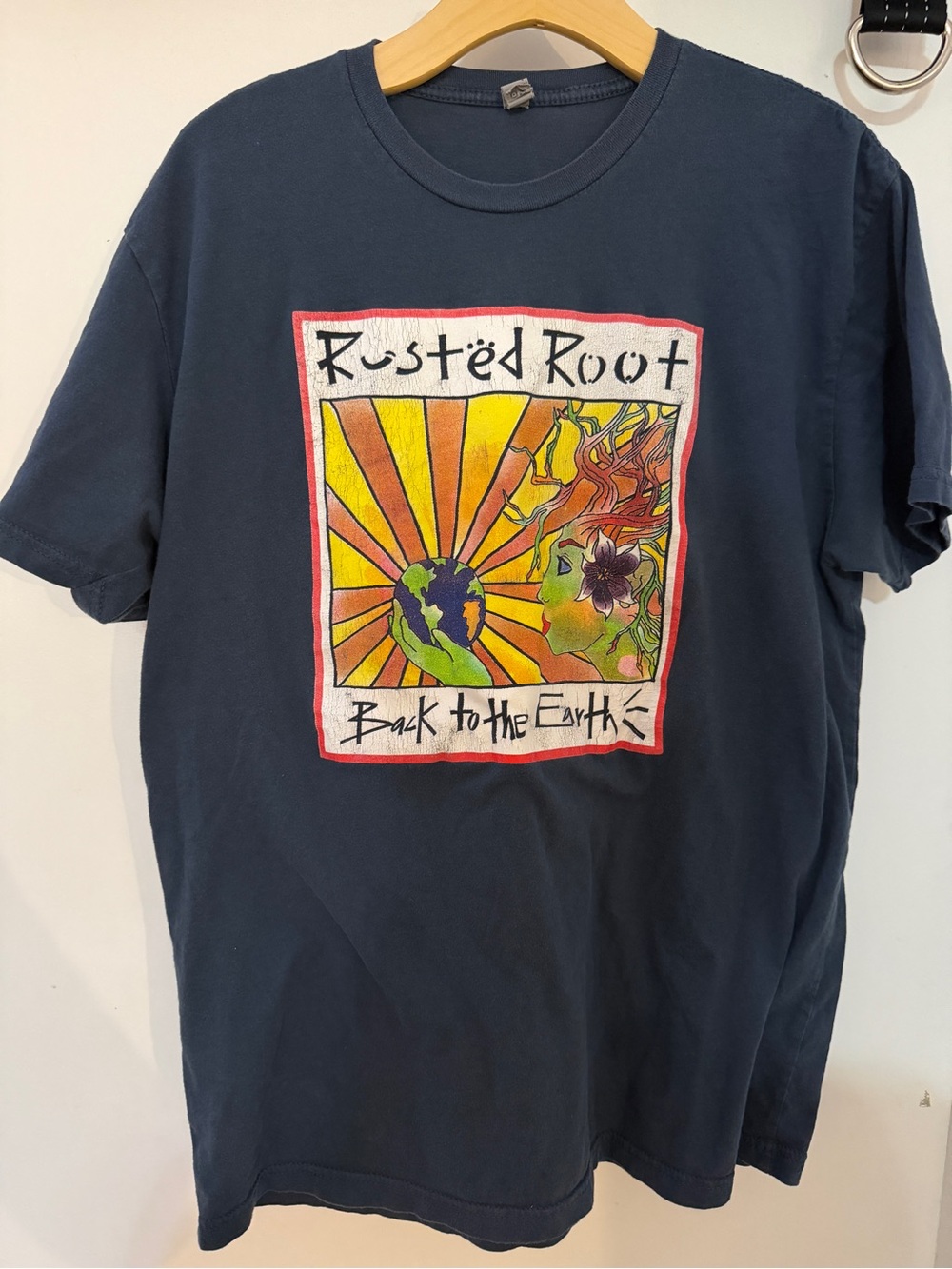 Rusted Root "Back to the Earth" Graphic Tee - Navy